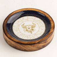 Stars Sign Mini Bowl & Incense Stick Holder - Taurus