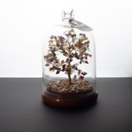 Gemstone Dome Garden - Green Adventurine & LED lights - 200 chipstones