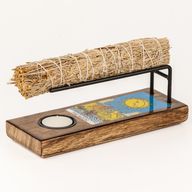 Large Sage Stick Heater Enamelled - The Moon