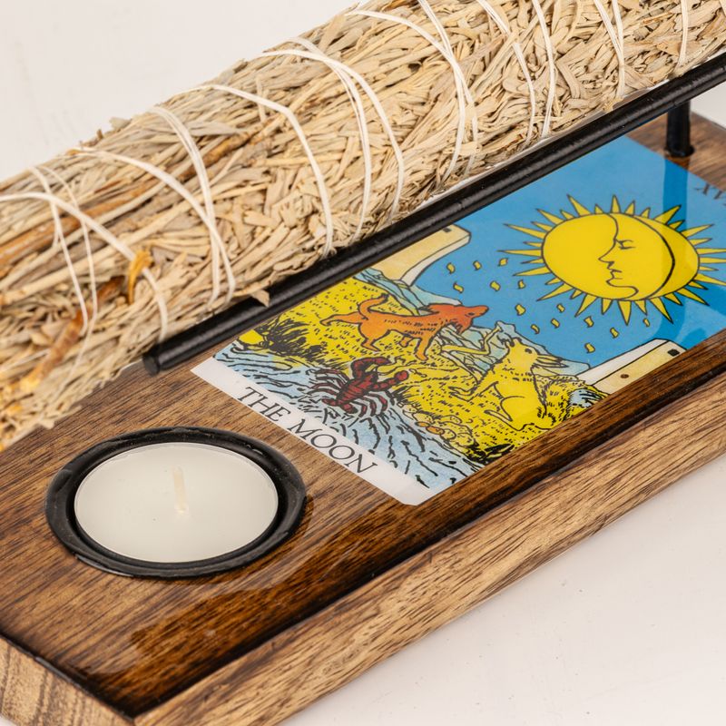 Large Sage Stick Heater Enamelled - The Moon