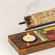 Large Sage Stick Heater Enamelled - Strength