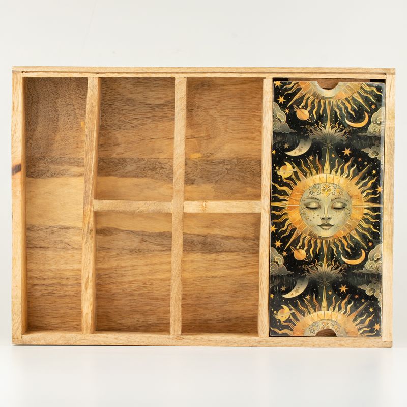 Sun Goddess Tarot Tray with Card Holder