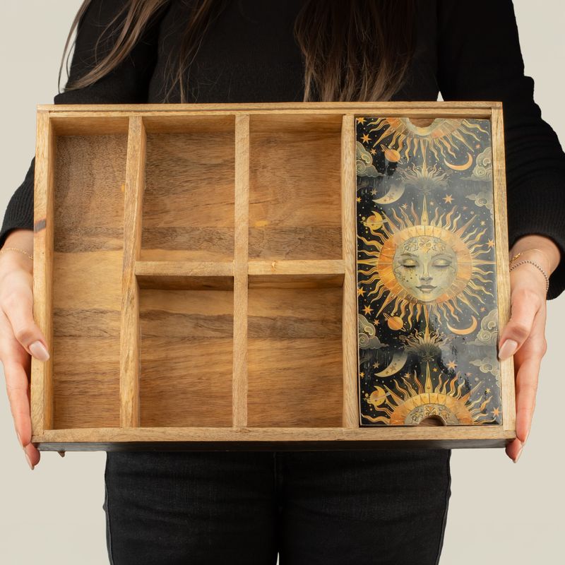 Sun Goddess Tarot Tray with Card Holder