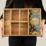 Sun Goddess Tarot Tray with Card Holder