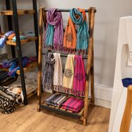 Nomad Sari Travel Blessing Scarves Starter Pack – 72 Scarves + FREE Display Stand