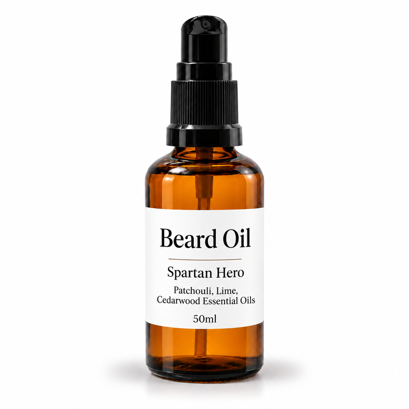 50ml Beard Oil - Spartan Hero - Unlabelled