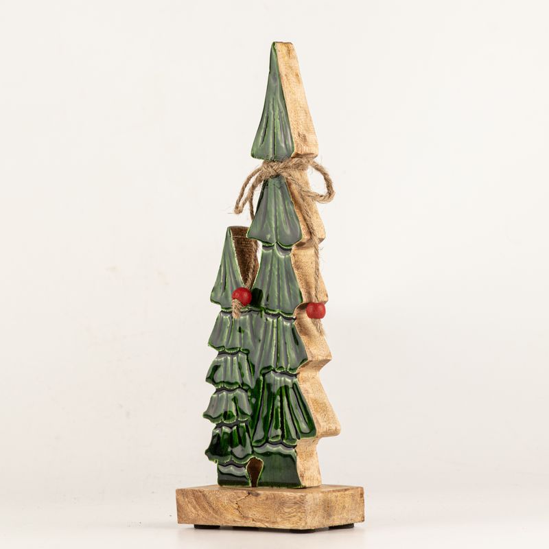 Lost in the Forest - Small - Twin Enamelled Trees - (25x8x2.5cm)