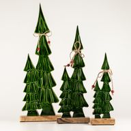 Lost in the Forest - Medium - Twin Enamelled Trees - (34x11x2.5cm)
