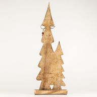 Lost in the Forest - Large  - Twin Enamelled Trees - (45x15x2.5cm)