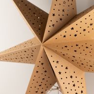 Star Lamp - Natural Brown - Seven Point - 60cm
