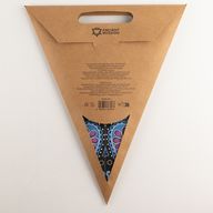 Star Lamp - Purple & Teal Peacock Five  Point - 60cm