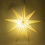 Star Lamp - Super Nova Champagne Glitter Nine Point - 90cm