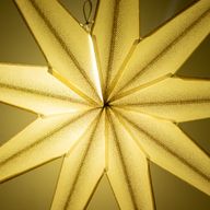 Star Lamp - Super Nova Champagne Glitter Nine Point - 90cm