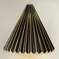 Warm Geometric Paper Cone Shade