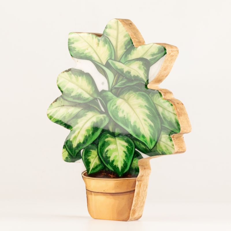 Wooden House Plants - Medium Jungle Plant
