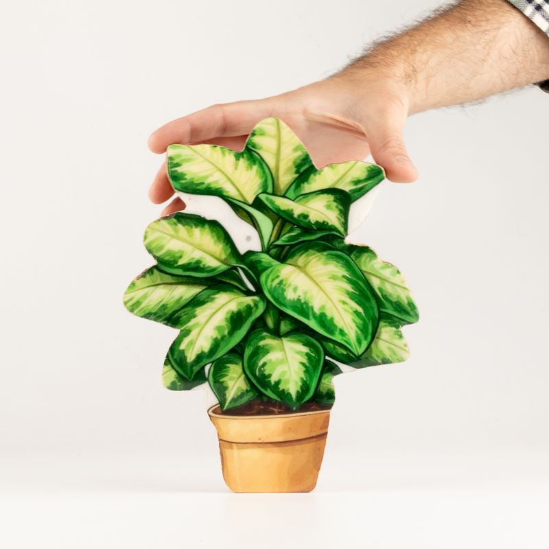 Wooden House Plants - Medium Jungle Plant