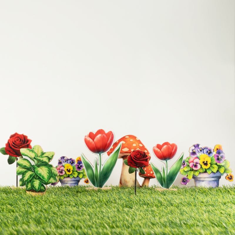 Wooden House Plants - Mini Tulip
