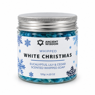 White Christmas Whipped Cream Soap 120g