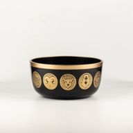 Black Zodiak Bowls - Set of 3 - 15cm 19cm 20cm