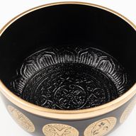 Black Zodiak Bowls - Set of 3 - 15cm 19cm 20cm