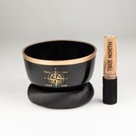 TRUE NORTH - Black Singing Bowl Set - 15x7.5cm