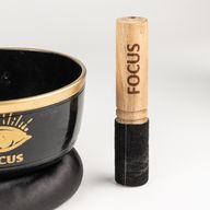 FOCUS - Black Singing Bowl Set - 15x7.5cm