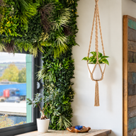 Simple Macrame Pot Holder - Camal
