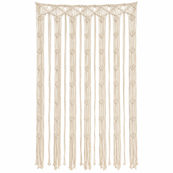 Macrame Curtain - Natural