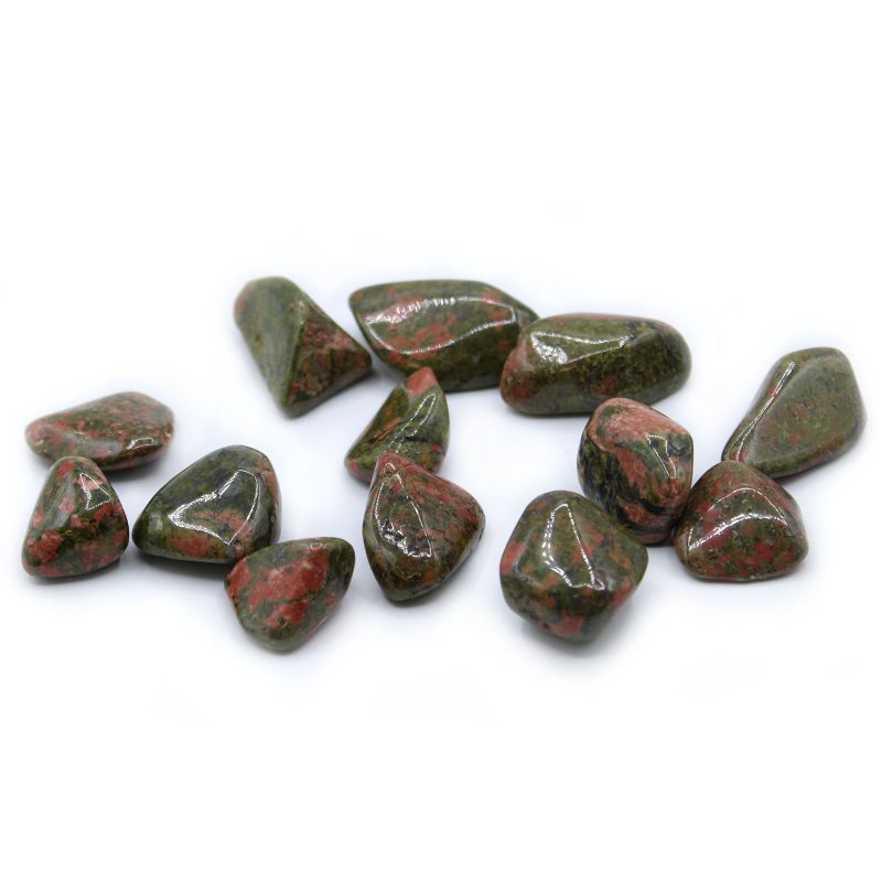 L Tumble Stones - Unakite L