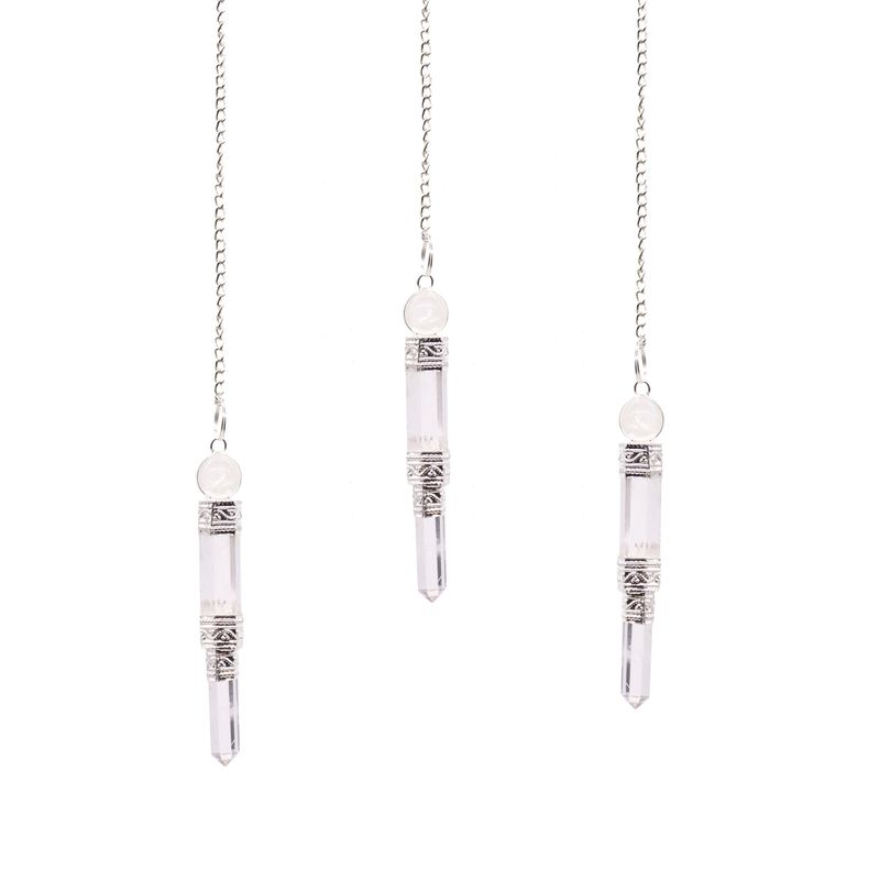 Three Piece Pendulums - Rock Quartz