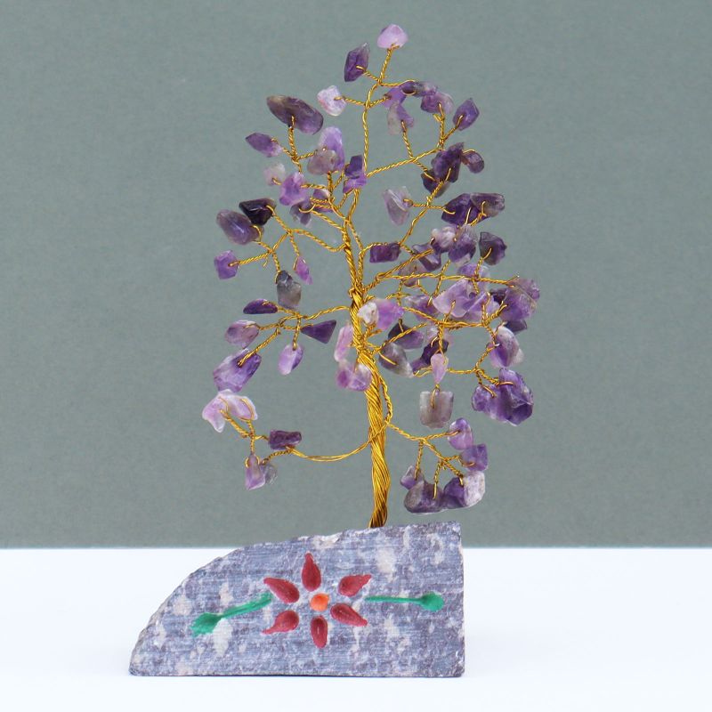 Amethyst Gemstone Tree - 80 Stones