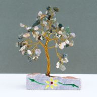 Agate Gemstone Tree - 80 Stones