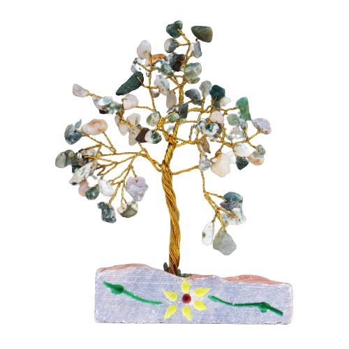 Agate Gemstone Tree - 80 Stones