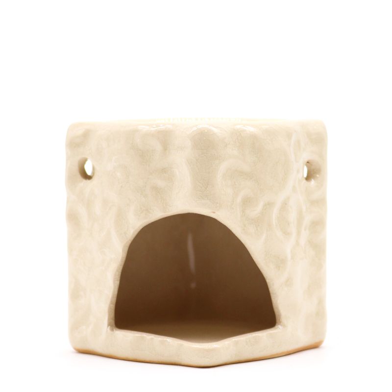 Classic Small Square Floral Oil Burners (assorted)