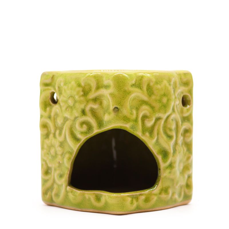 Classic Small Square Floral Oil Burners (assorted)