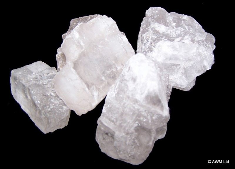 Bag of White Crystal Chunks 1KG - Large