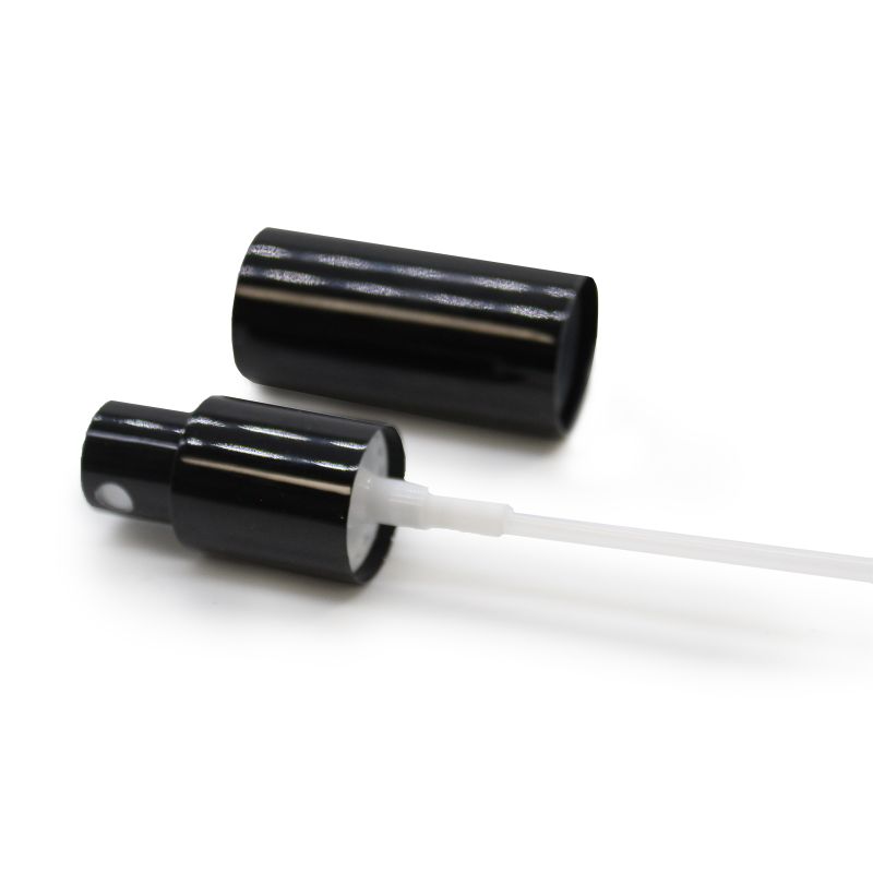 Black Spray Top for Dropper Bottles - 18mm
