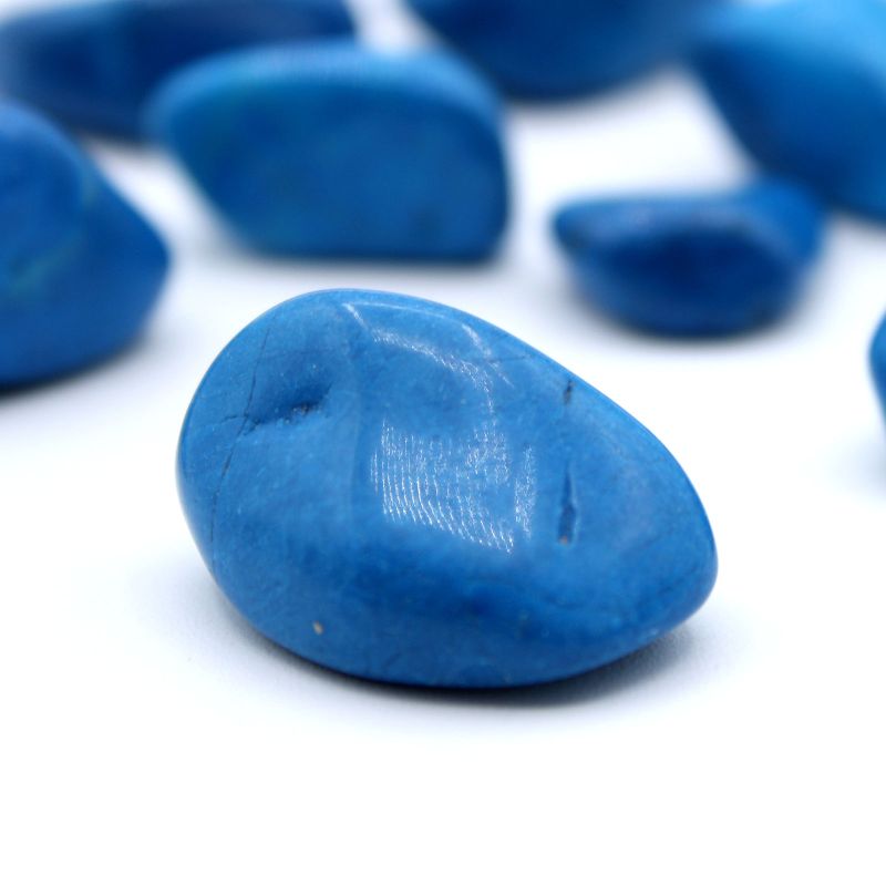 L Tumble Stones - Blue Howlite L