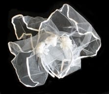Party Hair Bands - Hen Night White Veil