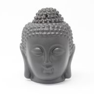 Buddha Head Oil Burner - Black