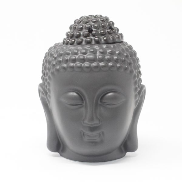 Buddha Head Oil Burner - Black