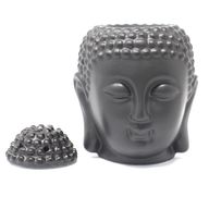 Buddha Head Oil Burner - Black