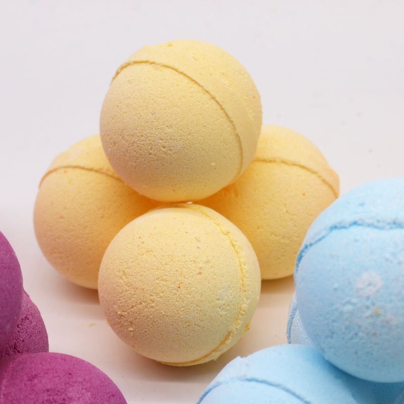 Chamomile & Grapefruit Bath Bombs