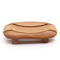 Classic Naseberry Soap Dish - Oval in Rectangle