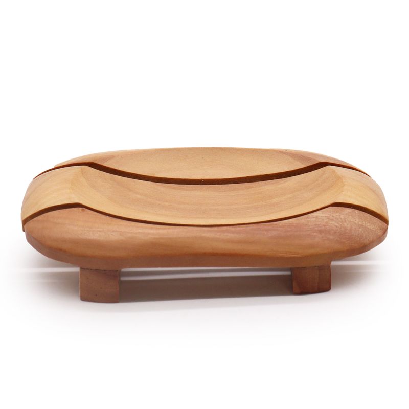 Classic Naseberry Soap Dish - Oval in Rectangle