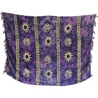 Bali Celtic Sarongs - Sun Symbols (4 Assorted Colours)
