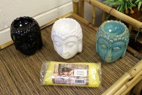 Buddha Oil Burner - White