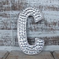 Sm Arty Aluminum Letters - C