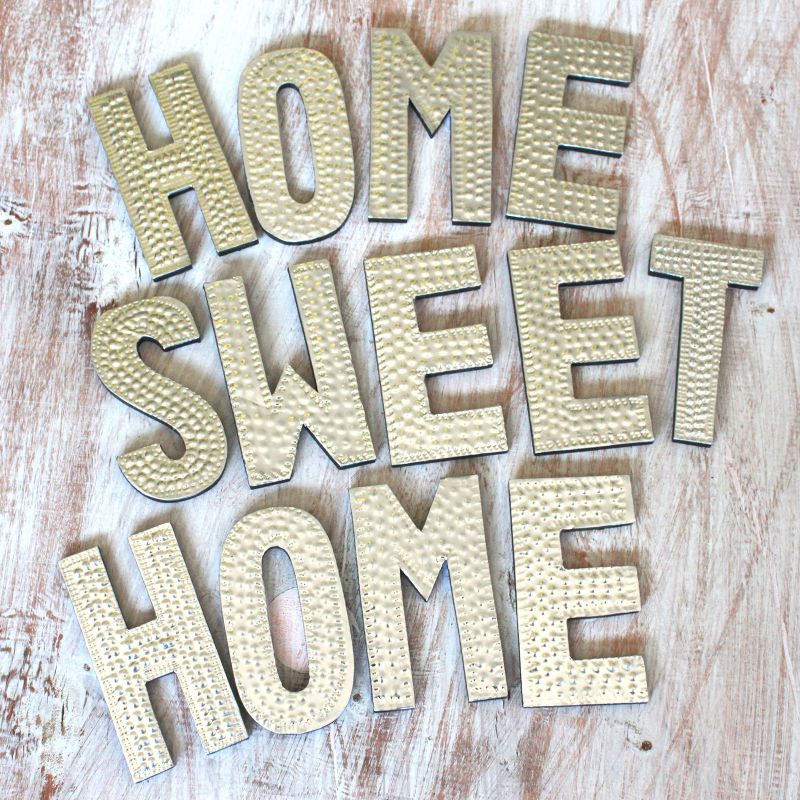 Sm Arty Aluminum Letters - S