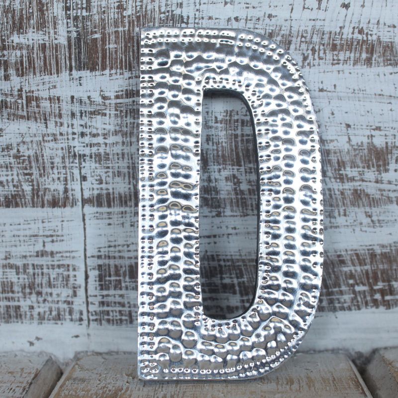 Sm Arty Aluminum Letters - D